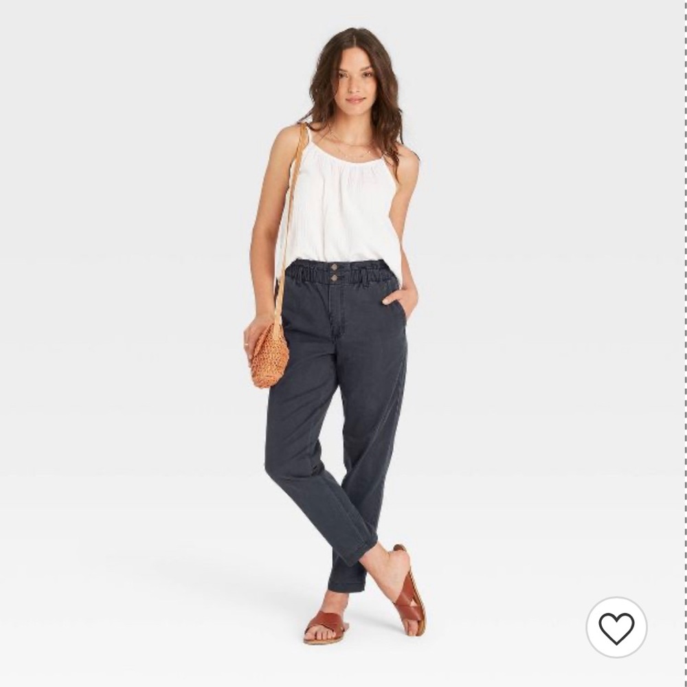 Women's High-Rise Tapered Pants - Universal Thread, Grey